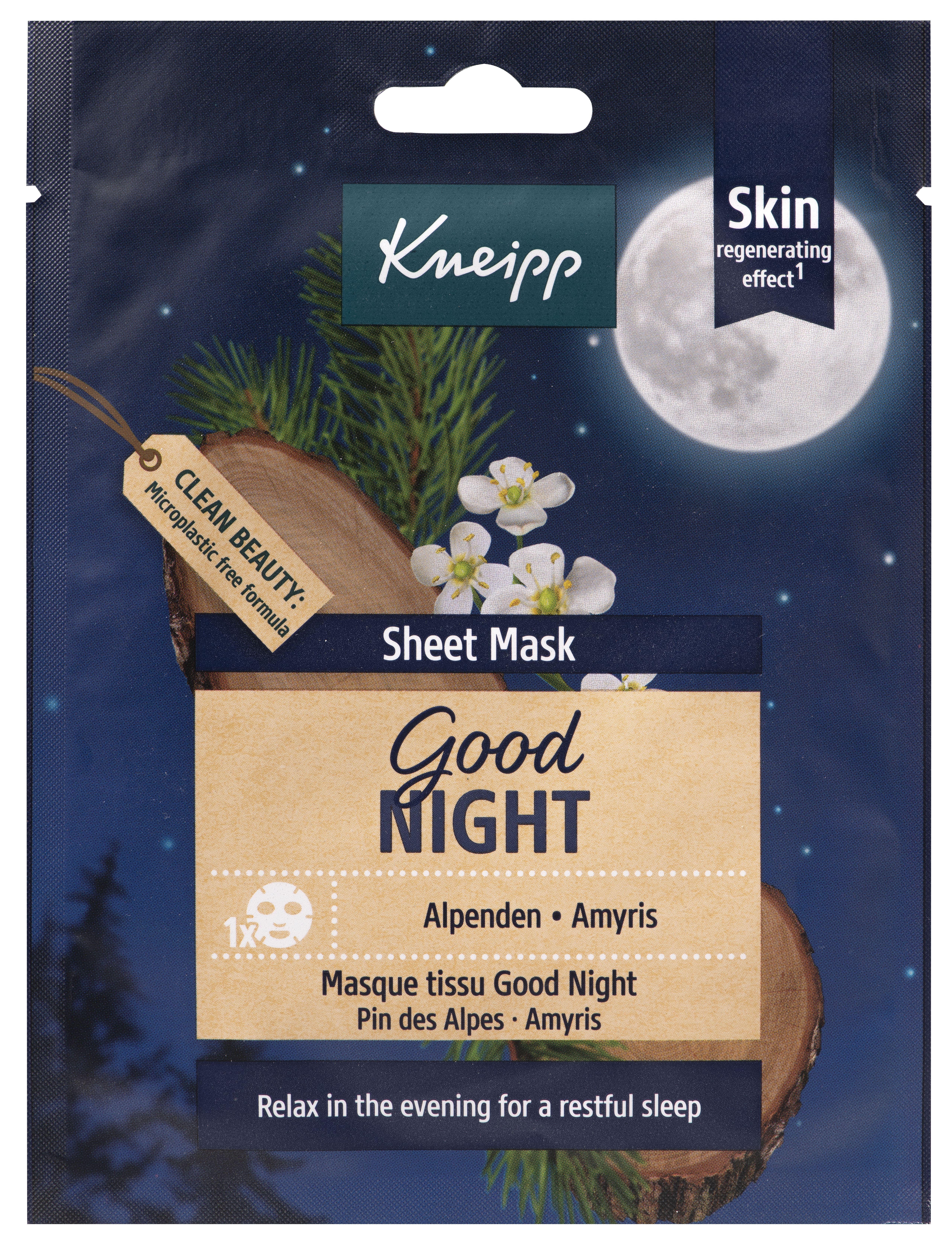 Kneipp Sheet mask good night